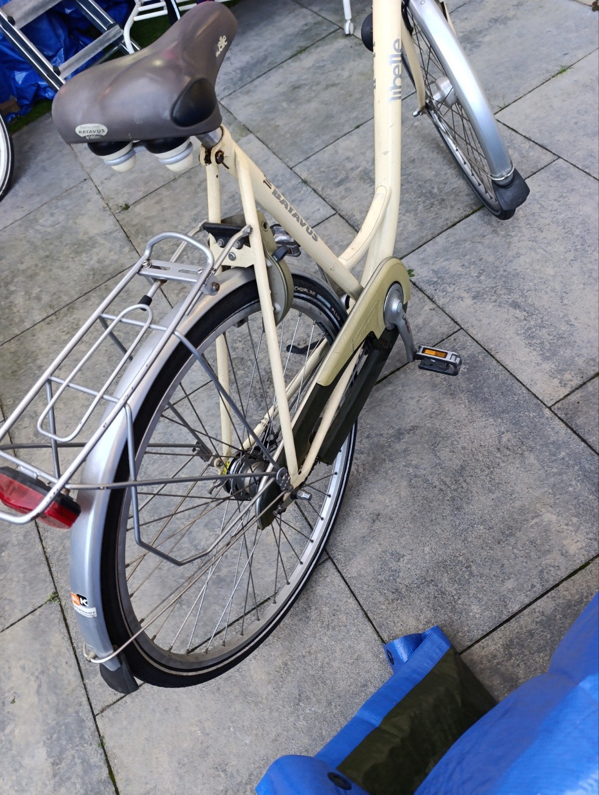 Nette Batavus Libelle damesfiets - Goede banden, Ophalen, Velgrem, Batavus, 53 tot 56 cm