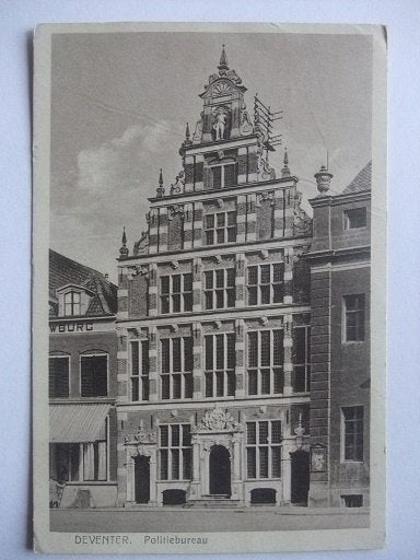 P318 Deventer - Politiebureau - 1928, Verzenden, 1920 tot 1940, Gelopen, Overijssel