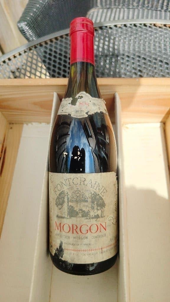 Fontraine Morgon 1988, Frankrijk, Nieuw, Ophalen of Verzenden, Rode wijn