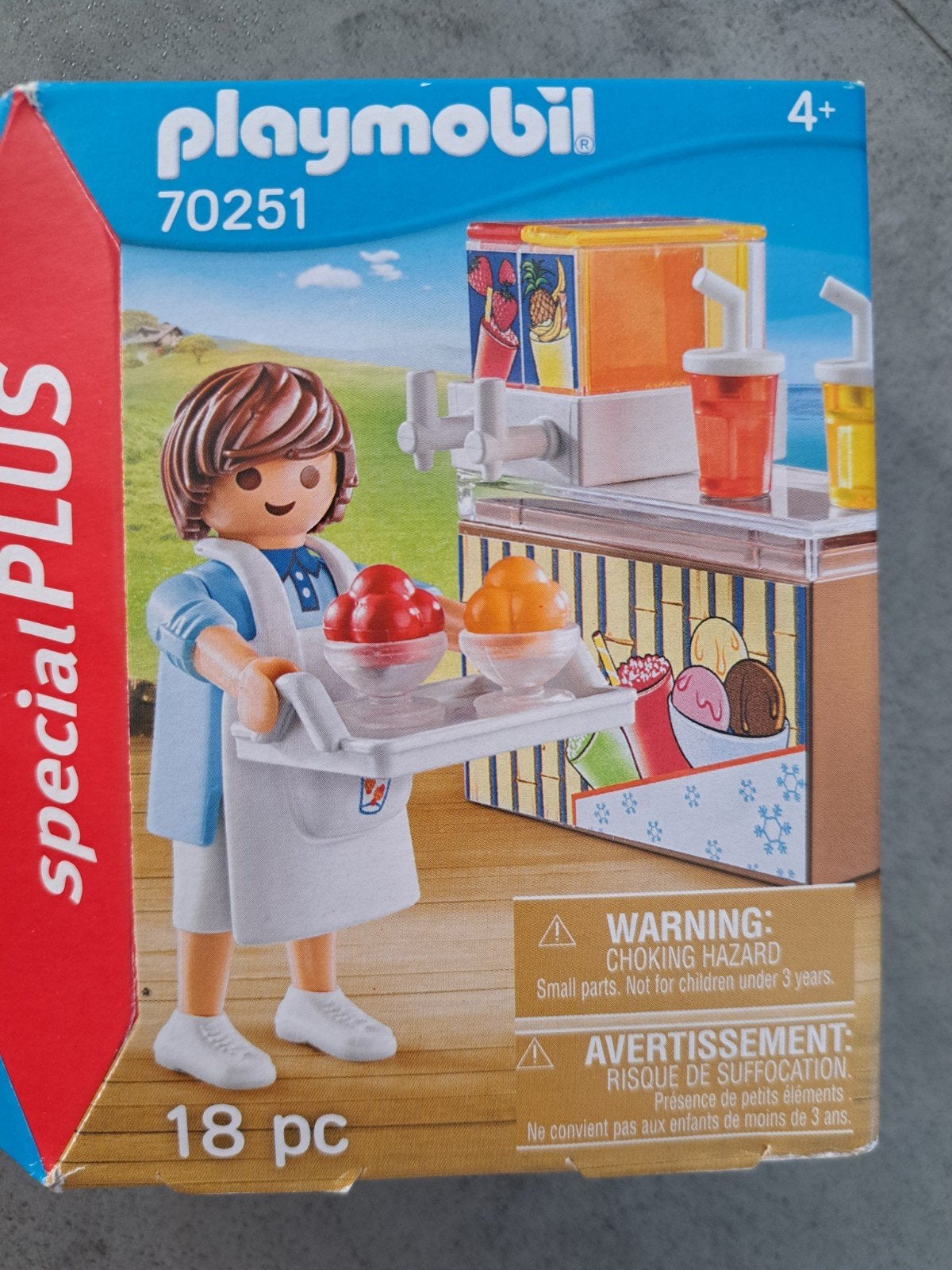 Playmobil 70251 Special Plus IJscobar met Serveerster, Complete set, Special plus, Ophalen of Verzenden, Zo goed als nieuw