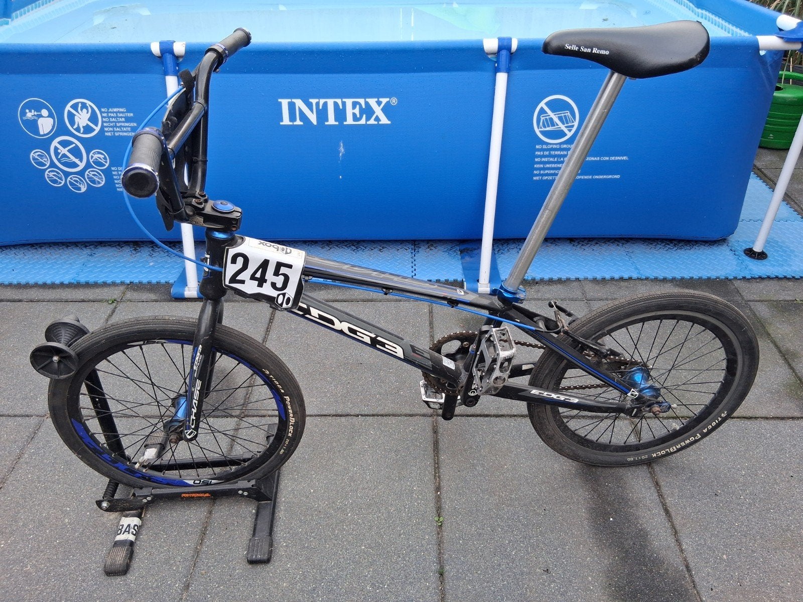Edge Chalet BMX Fiets met Clickpedalen en Lage Zadel, Fietsen en Brommers, Ophalen, Staal