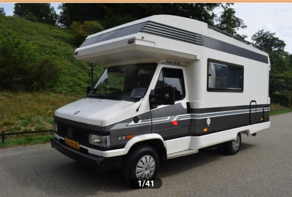 Hobby 550 AK camper 1992 APK 07-2027, Alkoof, Fiat, Treinzit, Particulier
