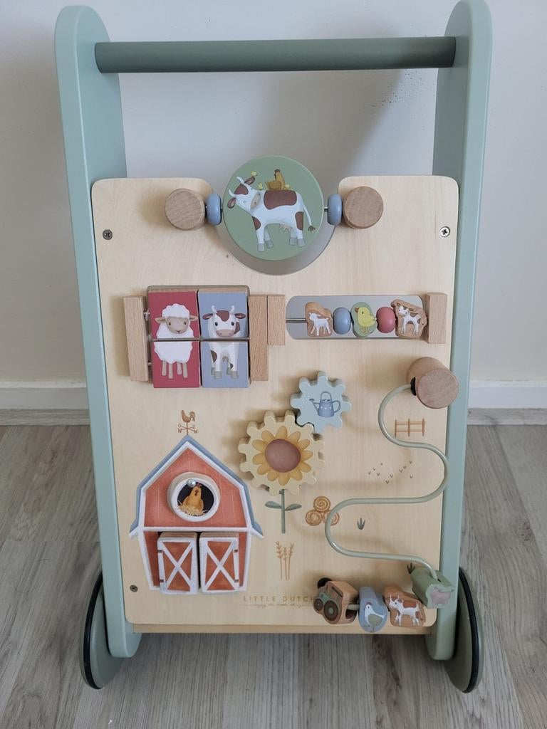 Little Dutch loopwagen Little Farm - Zo goed als nieuw, Ophalen, Zo goed als nieuw, Overige typen, Met wieltjes