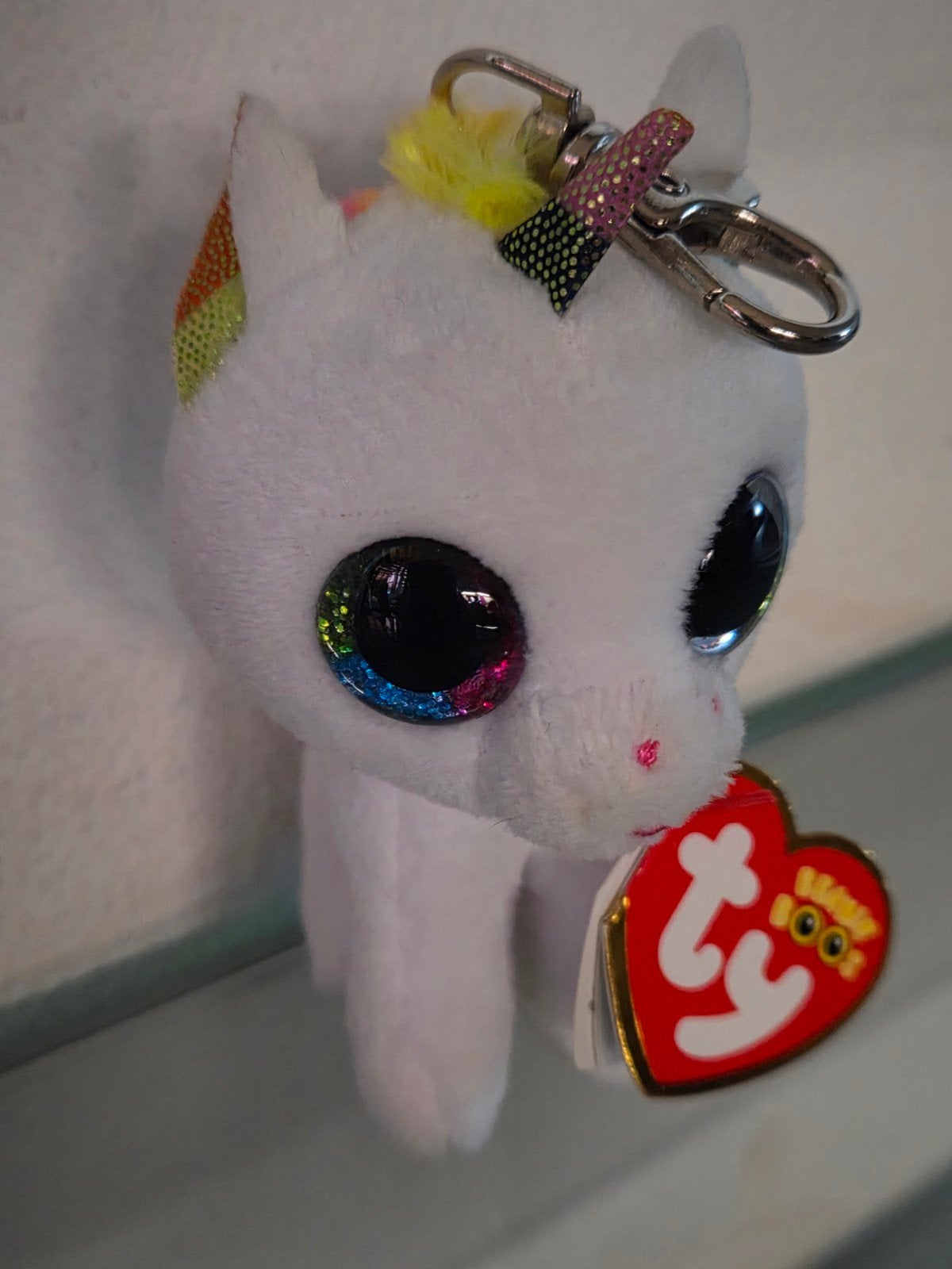 TY BEANIE BOO SLEUTELHANGER, PIXY EENHOORN ,11cm, NIEUW!, Kinderen en Baby's, Overige karakters, Overige typen, Nieuw, Ophalen of Verzenden