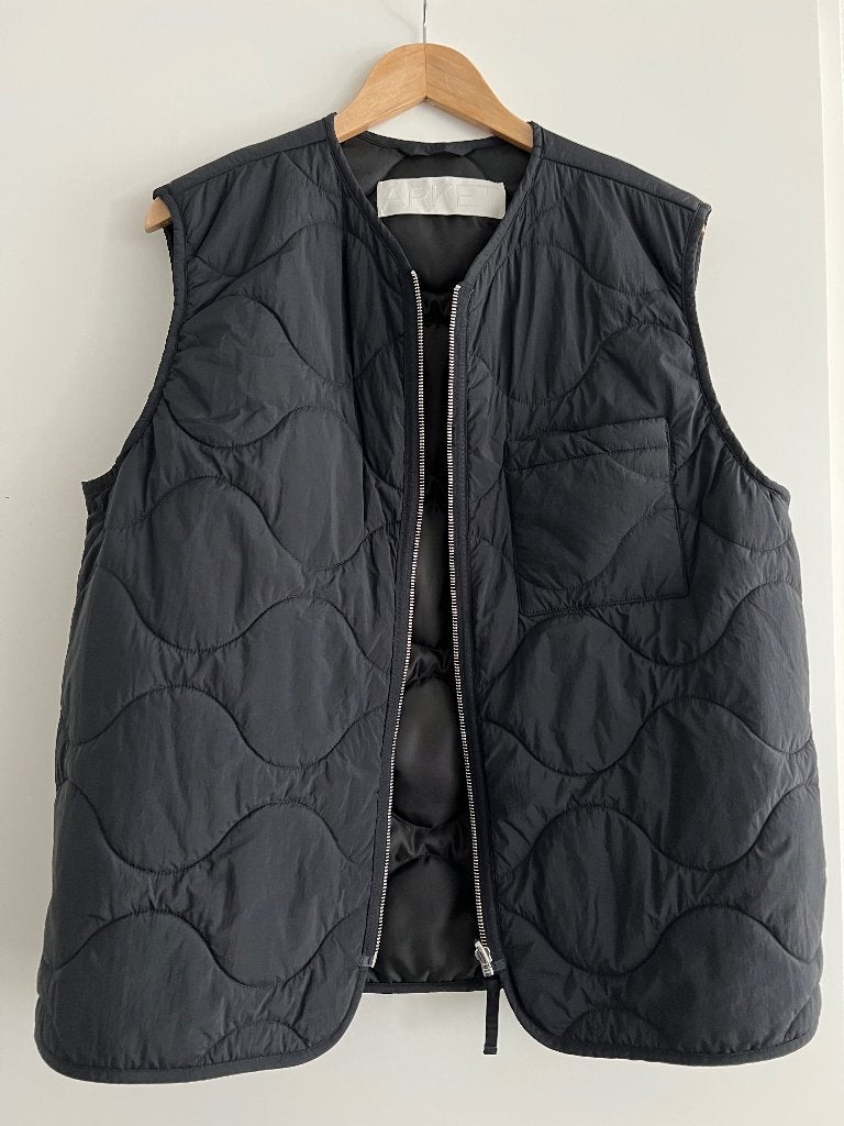 ARKET Vest, Ophalen, Zo goed als nieuw, Zwart