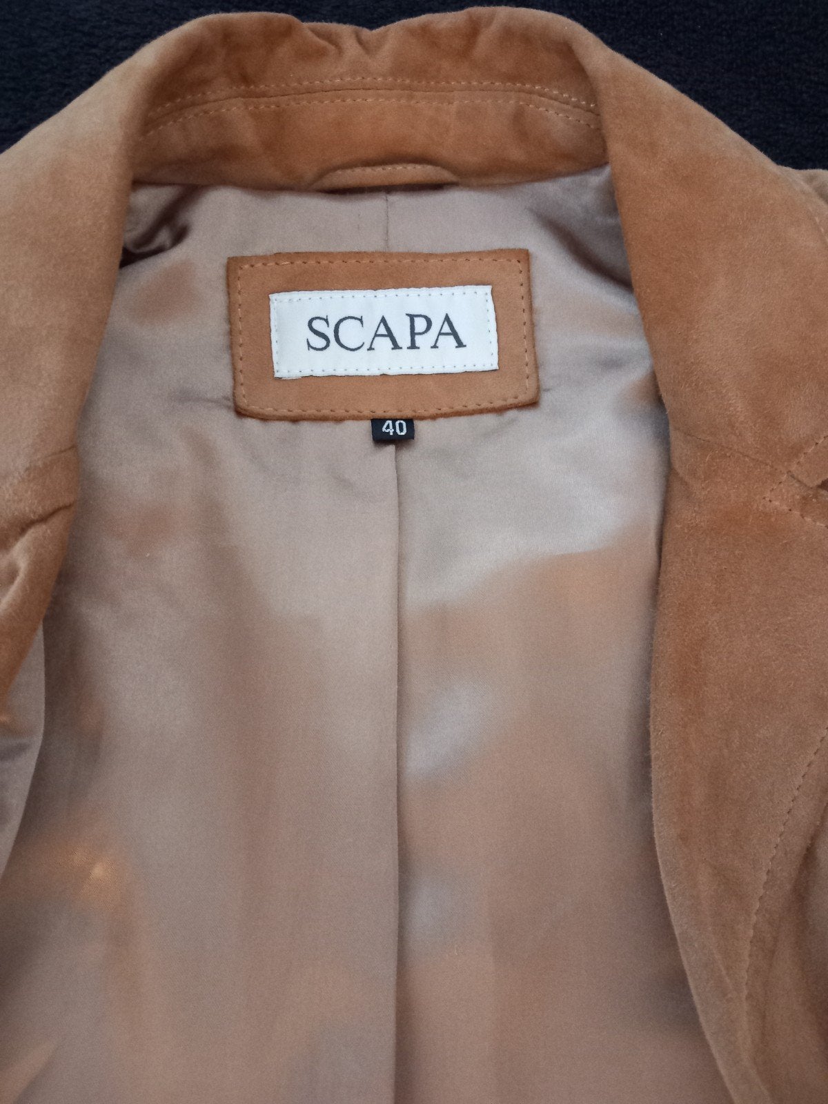 Scapa stijlvolle suède dames jas maat 40, Kleding | Dames, Jassen | Zomer, Ophalen of Verzenden, Zo goed als nieuw, Maat 38/40 (M)