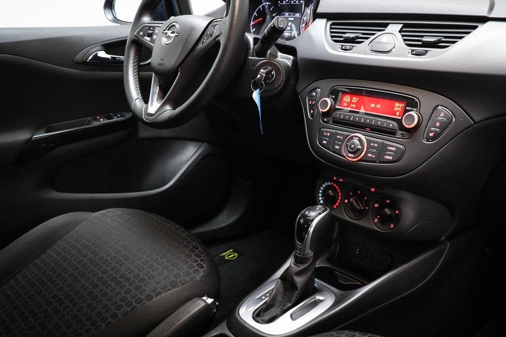 Opel Corsa 1.2-16V Cosmo | STUUR / STOEL- VERWARMING | AIRCO, Euro 5, Zwart, 4 cilinders, Blauw