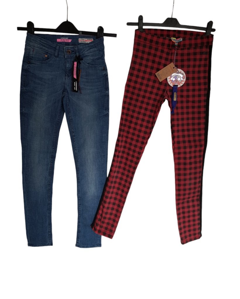 Gave VINGINO tregging Sunna classic red maat 12/152. ZGAN!, Kinderen en Baby's, Kinderkleding | Maat 152, Broek, Zo goed als nieuw