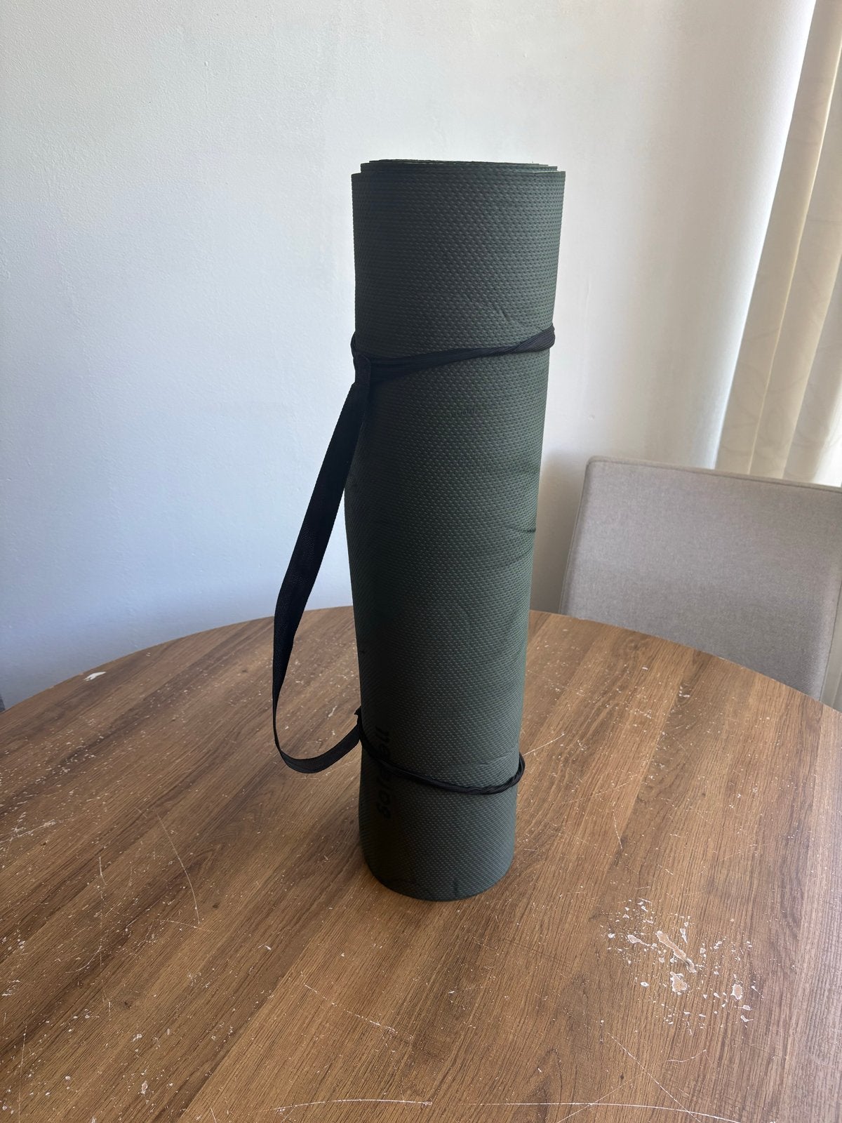 Yoga mat 180x60 - Groen/Lichtgroen, Ophalen of Verzenden, Zo goed als nieuw, Yogamat