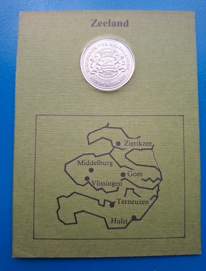 Penning Provincie Gelderland in blister - 1981, Postzegels en Munten, Verzenden, Overige materialen, Nederland