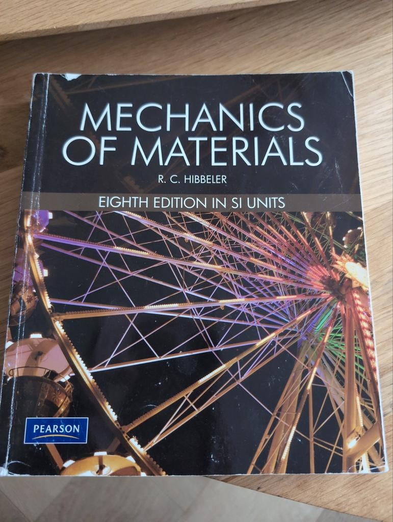 Mechanics of materials R. C. Hibbeler, Ophalen of Verzenden, Zo goed als nieuw