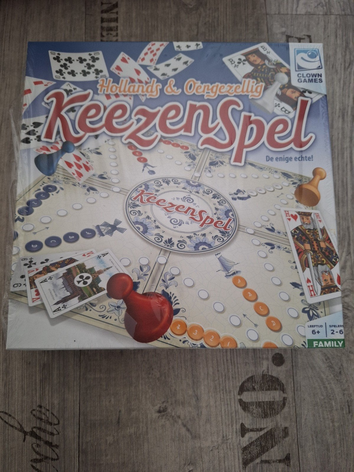 Keezenspel: Hollands & Oergezellig Bordspel, Drie of vier spelers, Ophalen of Verzenden, Nieuw, Clown Games