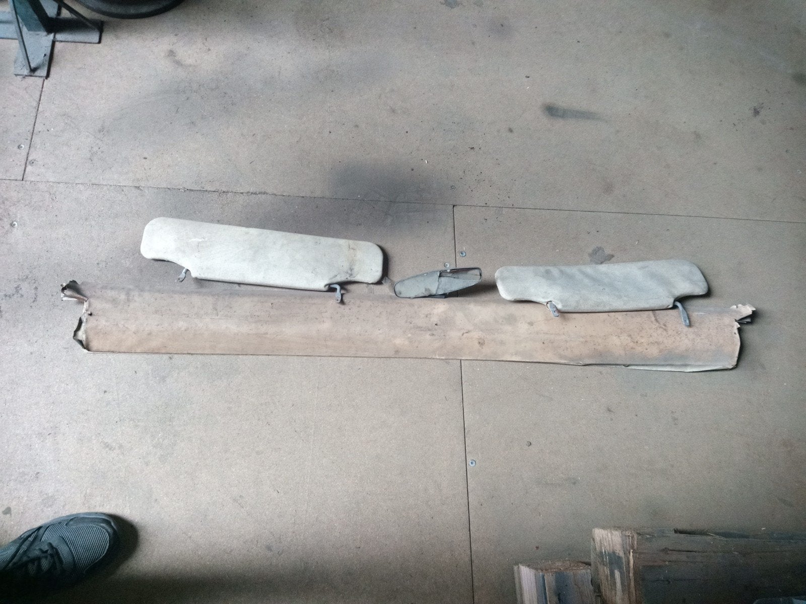 Landrover Roof trim Mtc4126, zonnekleppen mrc1765, Ophalen of Verzenden, Gebruikt, Land Rover
