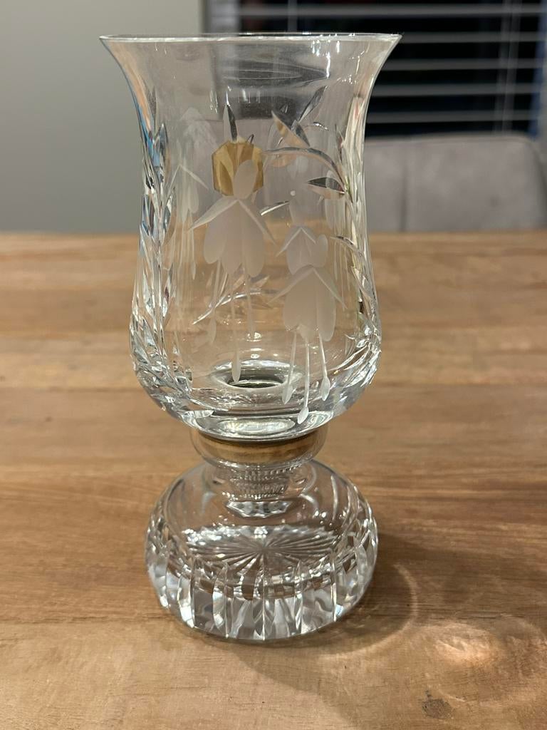 Windlicht/ kandelaar Stuart crystal, Ophalen of Verzenden