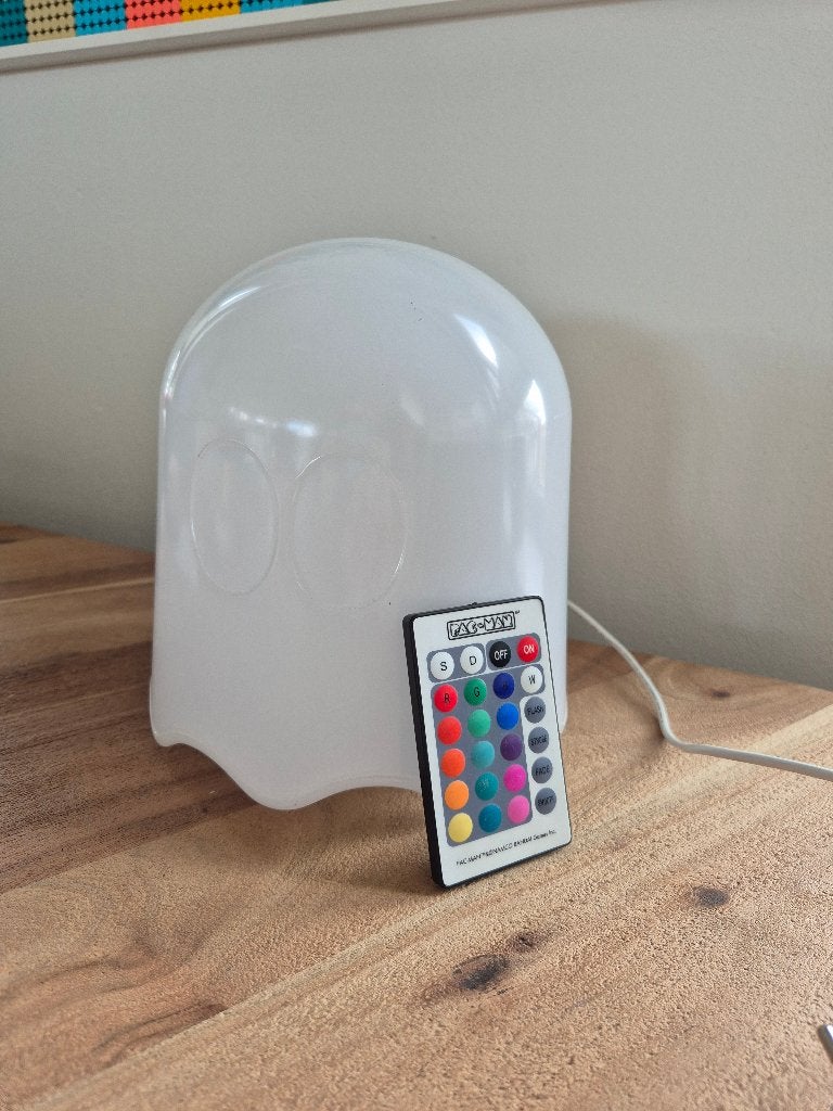 Pacman lamp - verschillende kleuren licht - afstandbediening, Kunststof, Overige typen, Overige fittingen, Ophalen of Verzenden