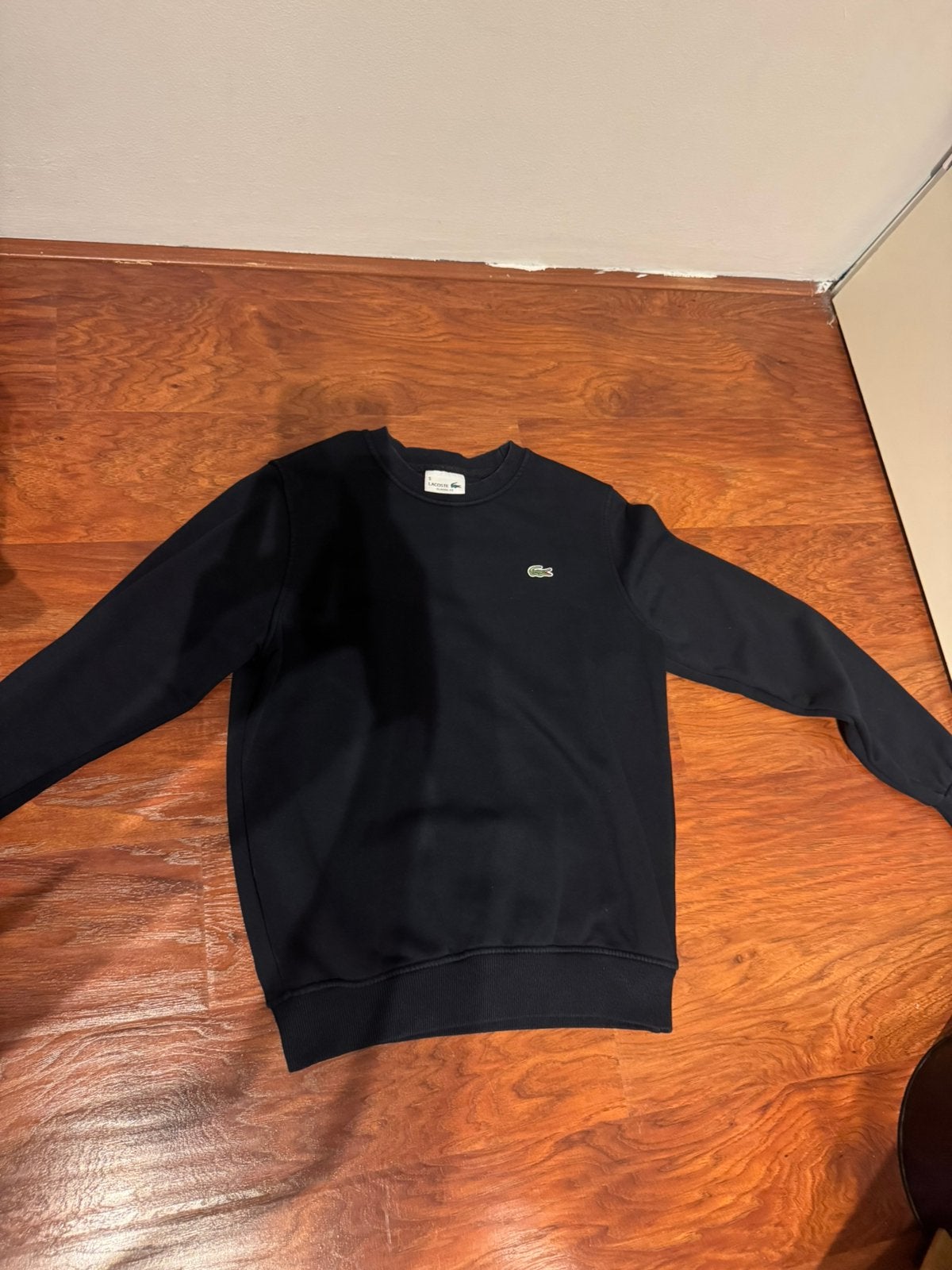 Lacoste Sweater, Ophalen, Zo goed als nieuw, Maat 46 (S) of kleiner, Blauw