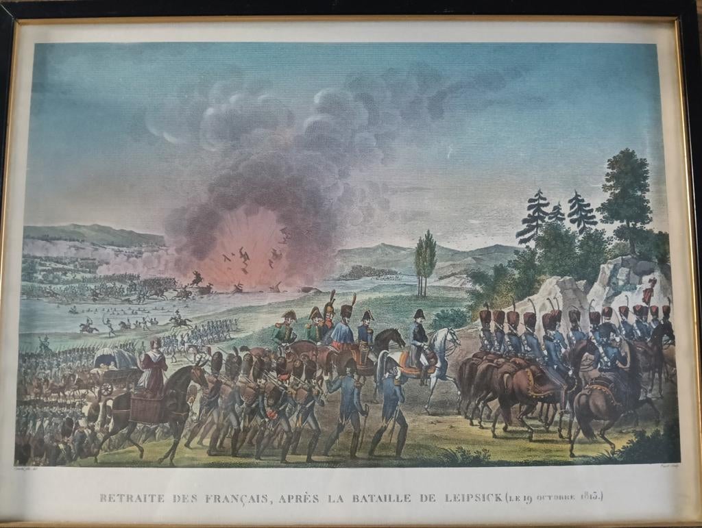 Schilderij Slag bij Leipzig(Napoleon), Ophalen