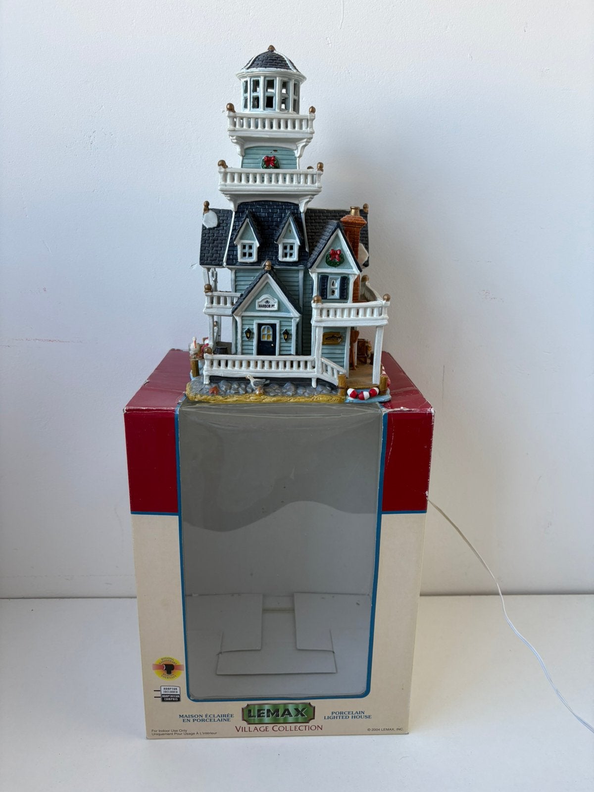 Lemax vuurtoren met huis, Diversen, Ophalen of Verzenden, Zo goed als nieuw