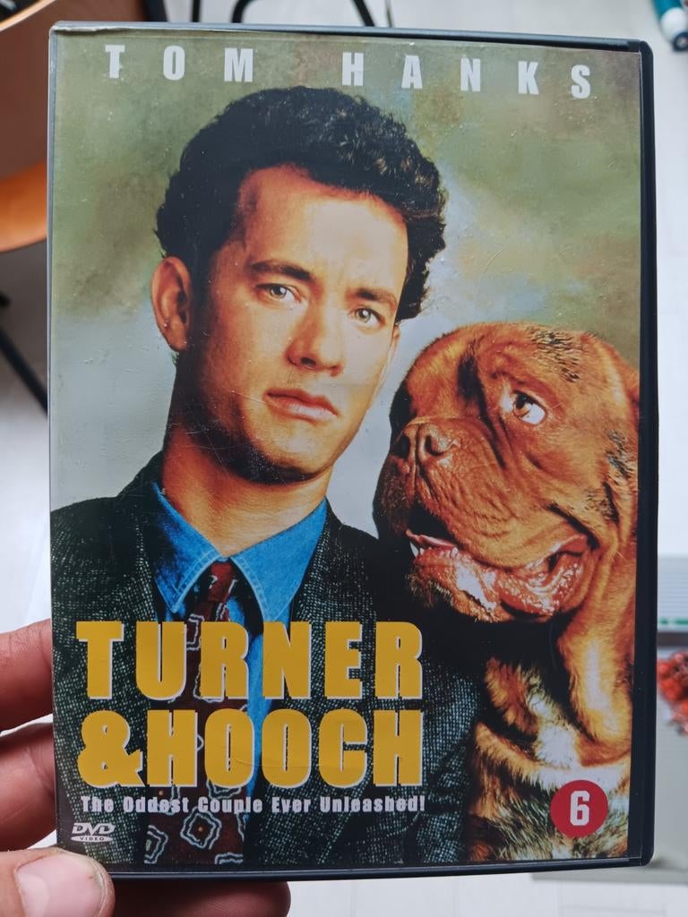 Turner & hooch dvd Tom Hanks, Alle leeftijden, Ophalen of Verzenden, Zo goed als nieuw, Actie en Avontuur