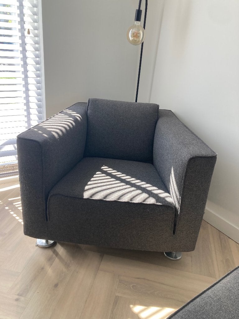 Fauteuil, Ophalen, Gebruikt, Stof, Eén