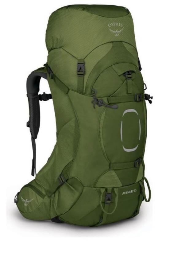 Rugzak osprey aether L/XL groen incl vlieghoes en regenhoes, Ophalen of Verzenden, Zo goed als nieuw, Overige typen