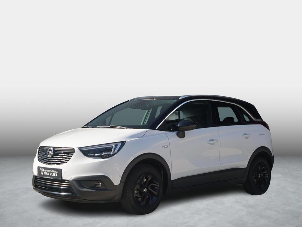 Opel Crossland X 1.2 Turbo Ultimate Panoramadak (bj 2019), Auto's, 840 kg, Gebruikt, Wit, Bedrijf