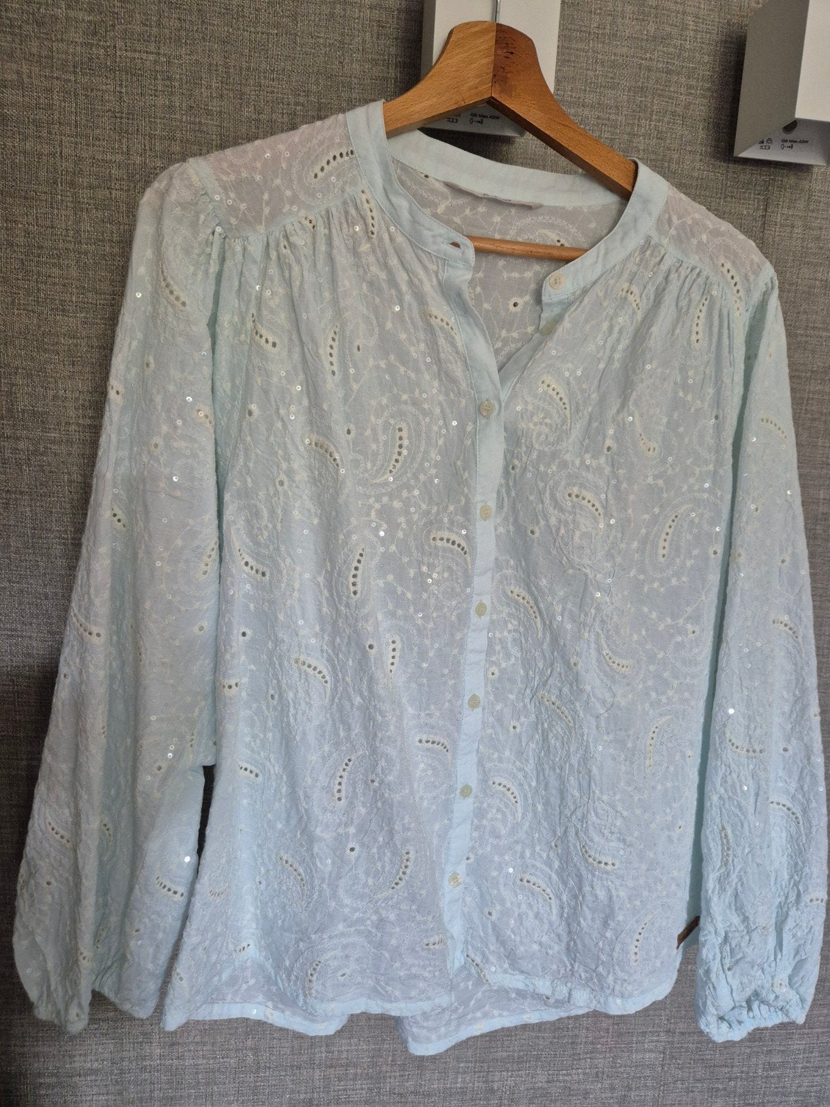 Moscow blouse lichtblauw L, Blauw, Maat 42/44 (L), Ophalen of Verzenden, Moscow
