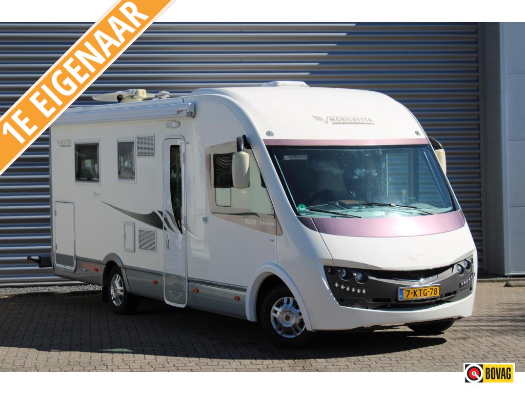 Mobilvetta K-Yacht 89 MH Fiat 150PK Queensbed Integraal, Caravans en Kamperen, Campers, Ringverwarming, Fiat, Afzuigkap, 7 tot 8 meter