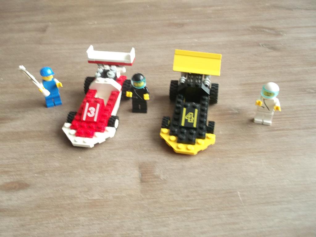 lego racers 1665 dual fx racers (1990), Ophalen of Verzenden, Gebruikt, Complete set, Lego