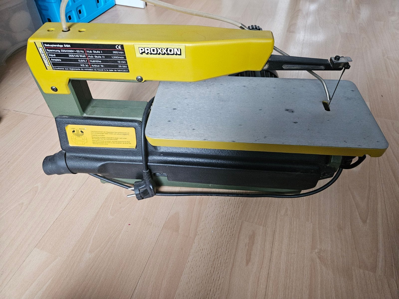 Proxxon DSH elektrische figuurzaagmachine met afzuiger, Ophalen, Gebruikt, Figuurzaag, Proxxon