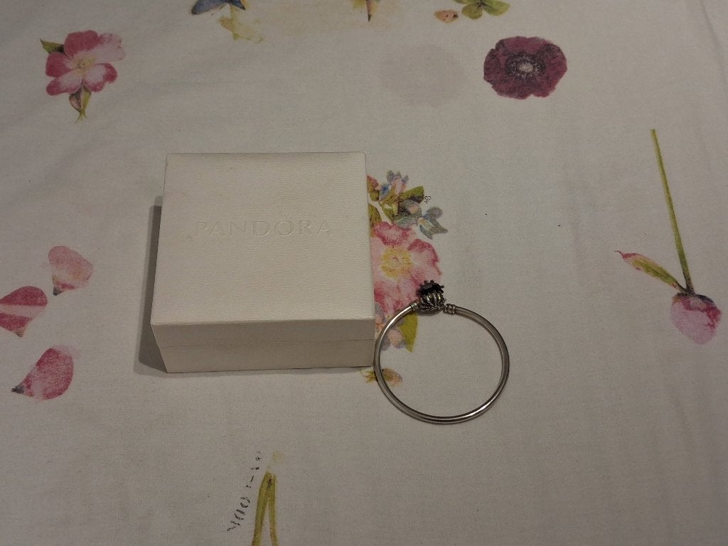 Pandora Fireworks Bangle 18 cm | Origineel | Incl. doosje, Verzenden, Zo goed als nieuw, Zilver, Zilver