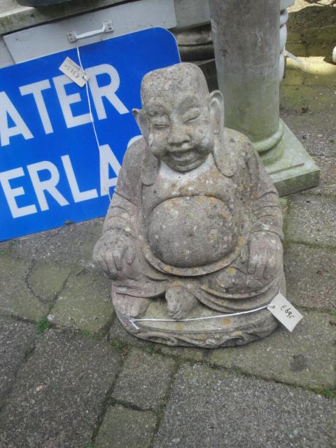 grote betonnen lachende boedha, Tuin en Terras, Tuinbeelden, Ophalen, Nieuw, Beton, Boeddhabeeld