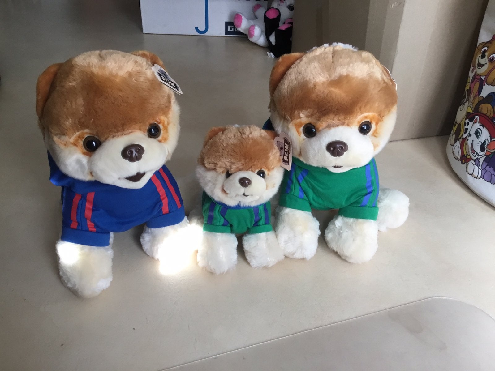 2 grote en 1 kleine boo knuffel hondjes., Ophalen, Zo goed als nieuw, Hond