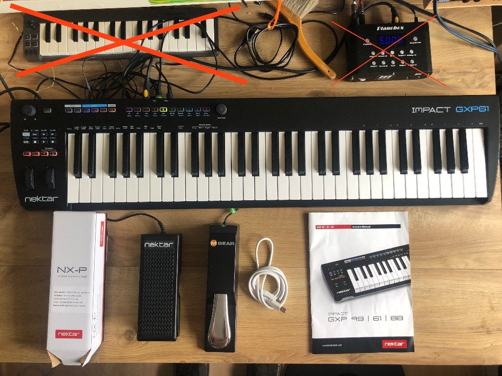 Nektar Impact GXP 61 Midi controller + Expression + SP-2, Ophalen, Nieuw