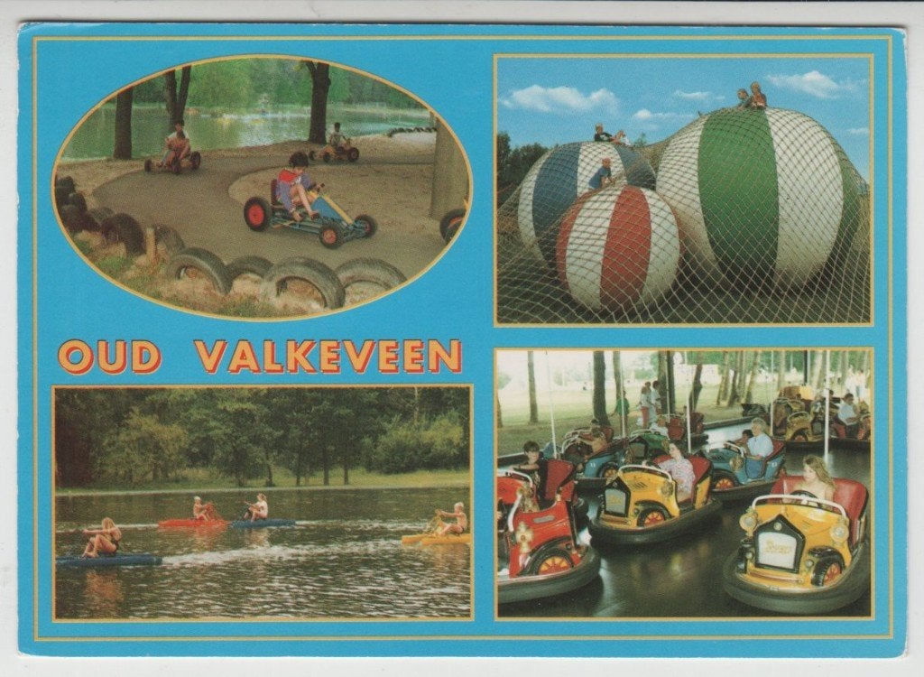 Naarden Ontspanningspark Ous Valkeveen 1991 gelopen, Ophalen of Verzenden, 1980 tot heden, Gelopen, Noord-Holland