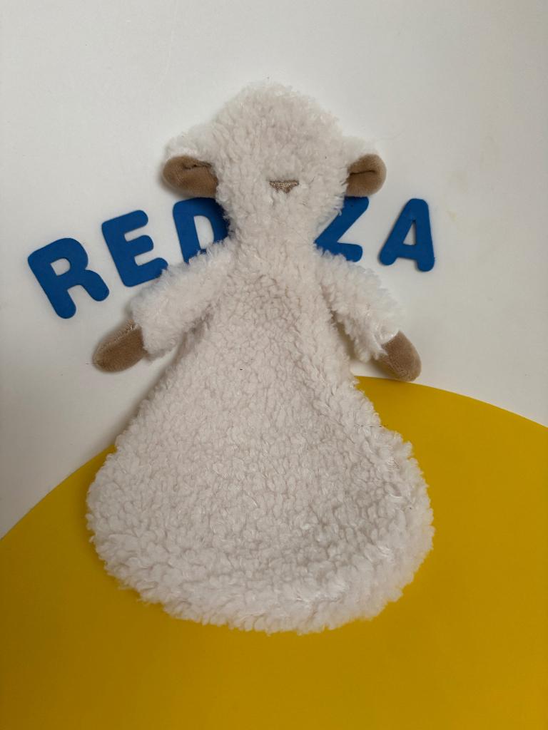K1243 kidslabel schaap schaapje wit, Ophalen of Verzenden, Overige typen