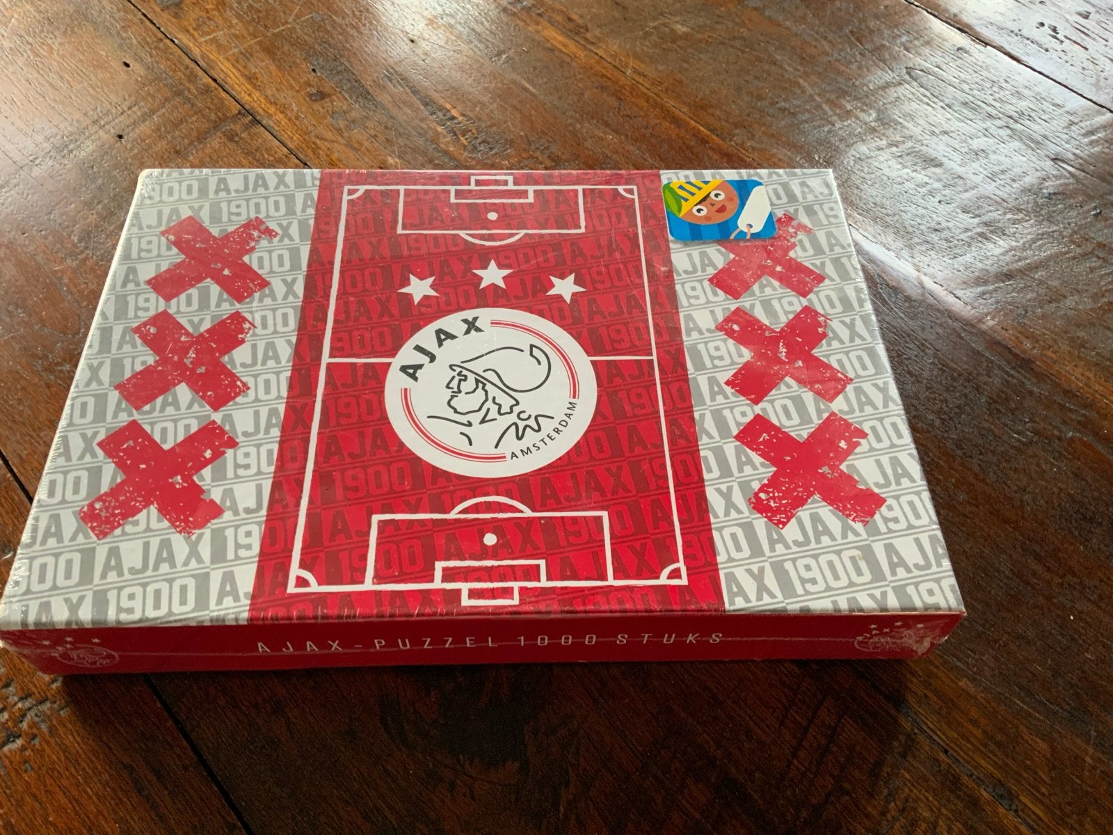 Ajax Legpuzzel 1000 stukjes - Nieuw in verpakking, Ophalen of Verzenden, 500 t/m 1500 stukjes, Nieuw, Legpuzzel