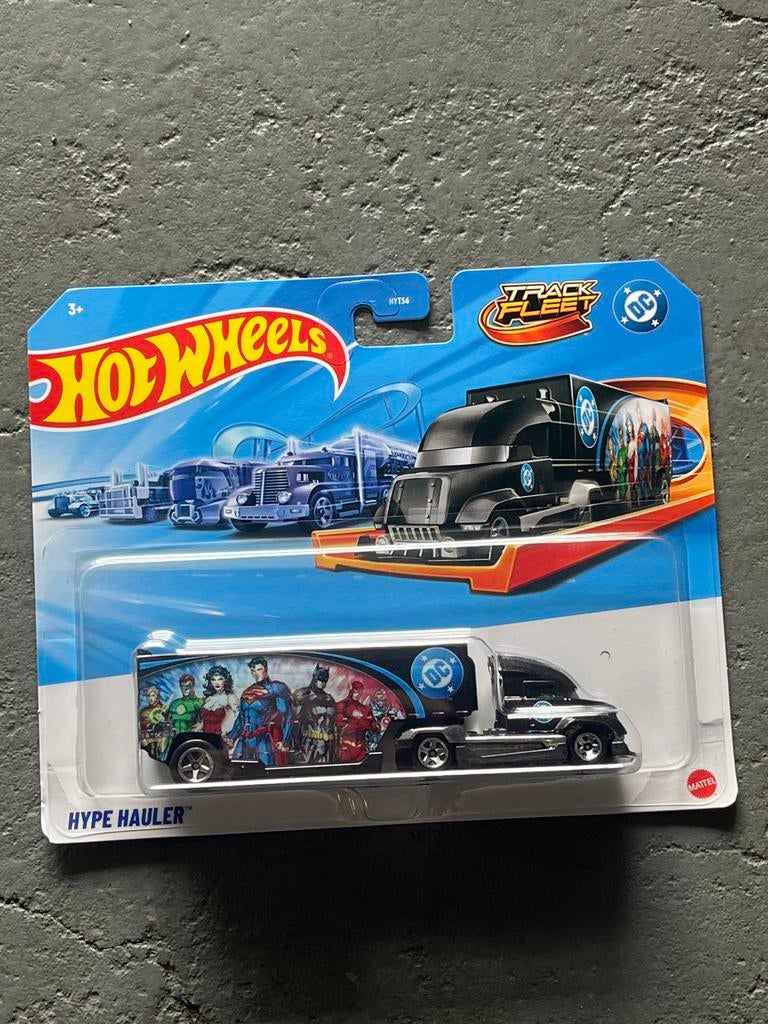 Hot Wheels Hype Hauler DC Comics Track Fleet Truck, Overige merken, 1:50 of kleiner, Nieuw, Ophalen of Verzenden
