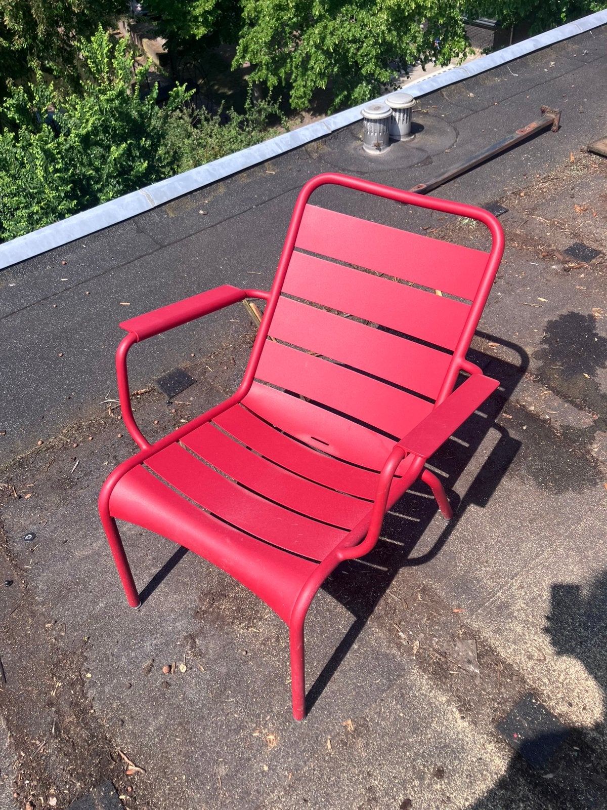 Fermob Luxembourg Low fauteuil, Ophalen, Zo goed als nieuw, Wicker