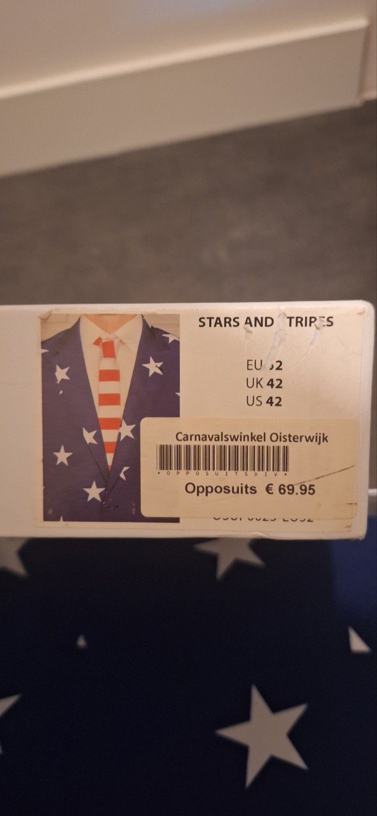 Opposuits stars en stripes, Kleding | Heren, Kostuums en Colberts, Ophalen of Verzenden