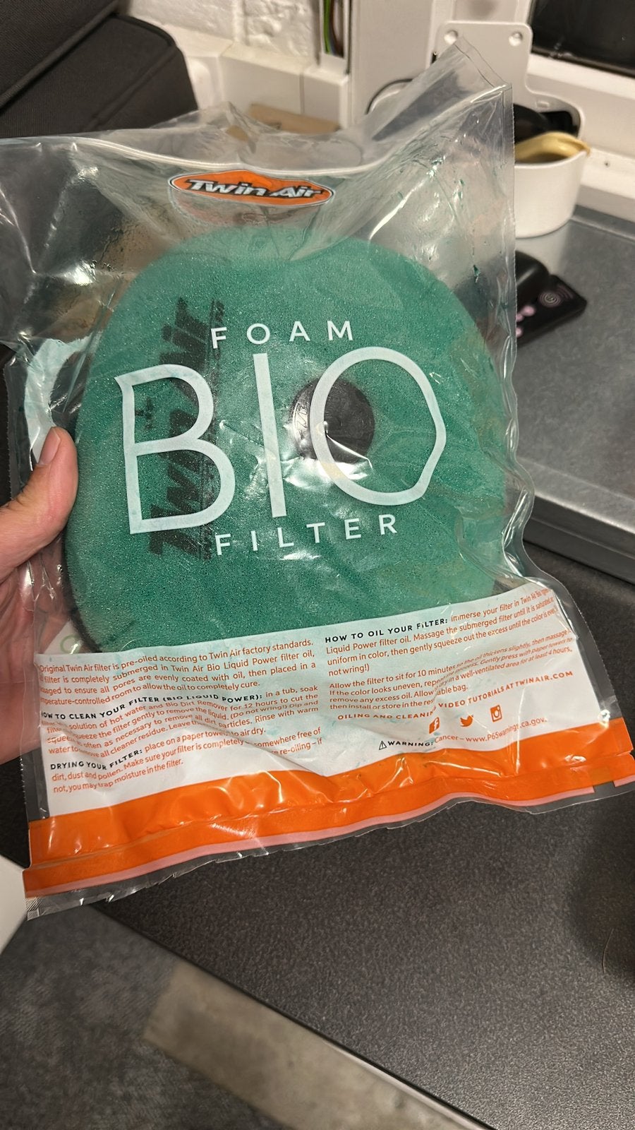 Nieuw ktm luchtfilter, brandvertragend pre oiled, Ophalen, Nieuw