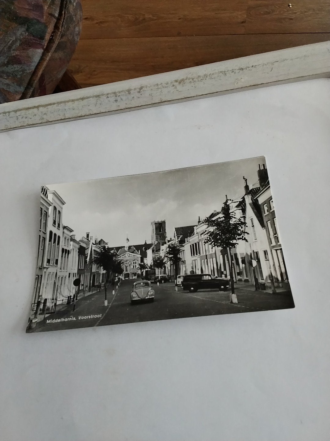 Oude Ansichtkaart Middelharnis Voorstraat - Zeldzaam, Ophalen of Verzenden, 1940 tot 1960, Gelopen