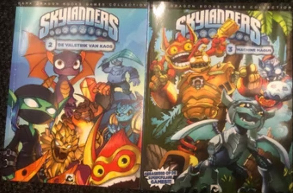 De valstrik van kaos machine magus 2x skylanders r1, Boeken, Meerdere stripboeken, Ophalen of Verzenden, Zo goed als nieuw
