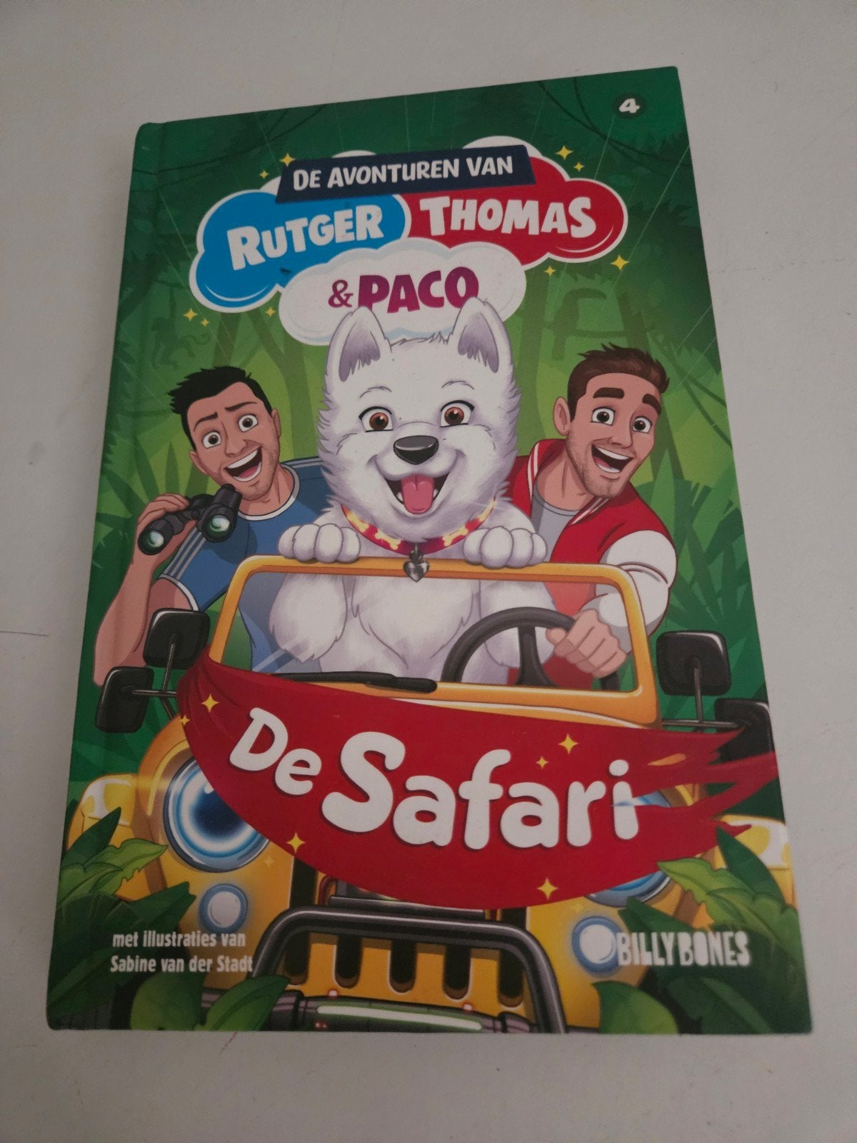 De Avonturen van Rutger, Thomas & Paco: De Safari, Boeken, Ophalen of Verzenden, Zo goed als nieuw, Rutger, Thomas & Paco, Fictie algemeen