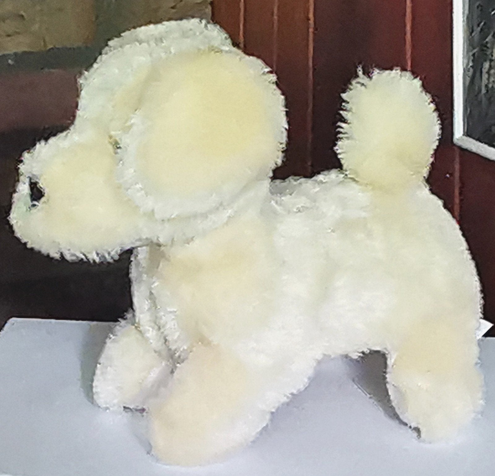 Schattige crèmekleurige pluche hond, Kinderen en Baby's, Speelgoed | Knuffels en Pluche, Ophalen, Overige merken, Overige karakters