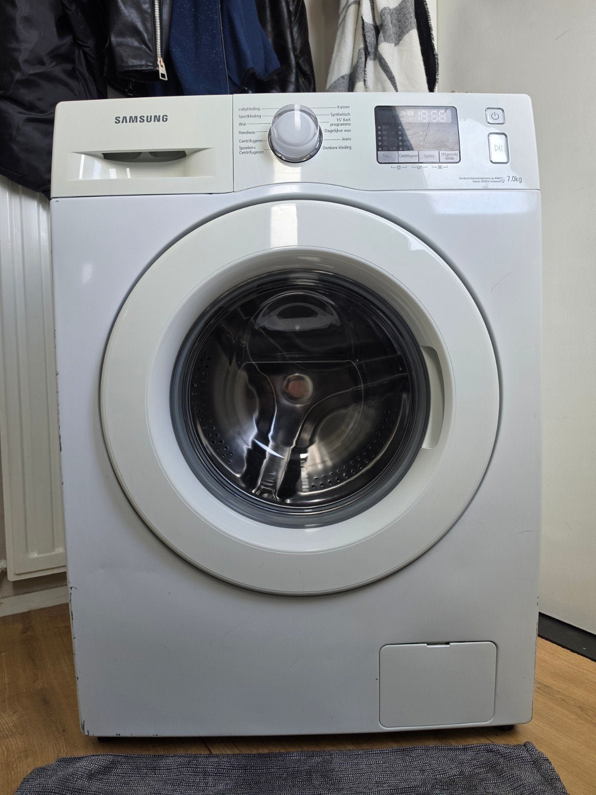 Samsung Voorlader Wasmachine - 7 kg - lees beschrijving, Witgoed en Apparatuur, Wasmachines, Gebruikt, Voorlader, 6 tot 8 kg, 85 tot 90 cm