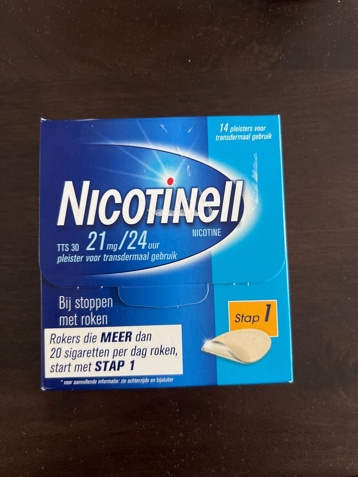 Nicotinell nicotinepleisters - Stap 1 (2x) & Stap 2 (1x), Ophalen of Verzenden, Nieuw, Overige typen