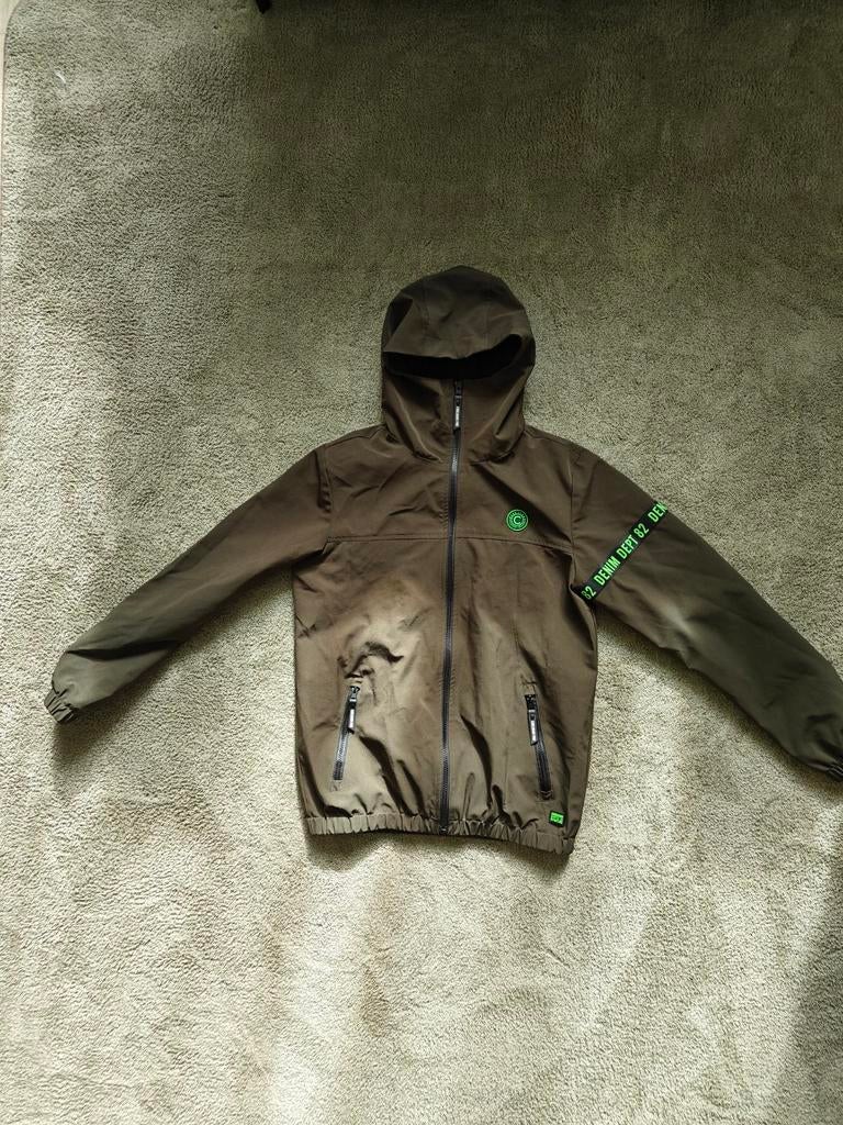 Groene jas met capuchon en ritszakken, Cars Jeans, Ophalen of Verzenden, Zo goed als nieuw, Groen