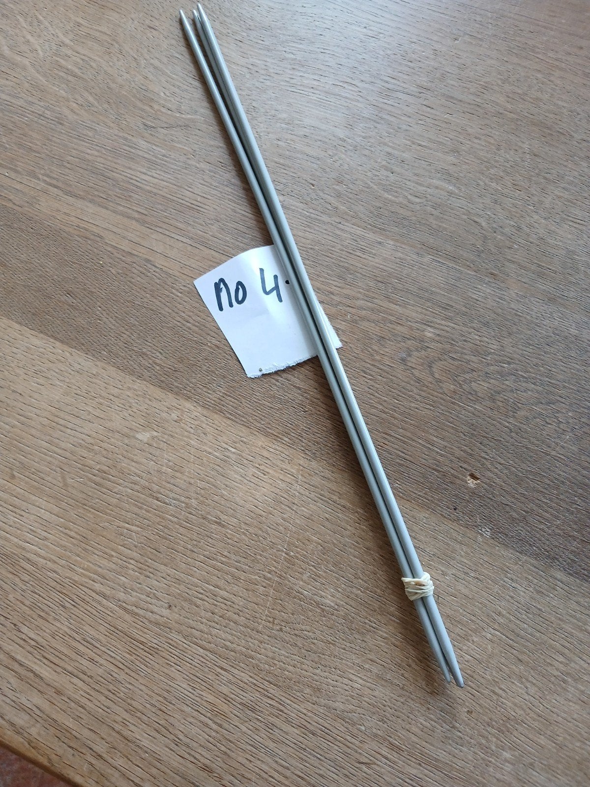 3 breinaalden zonder knop. No.4, Hobby en Vrije tijd, Breien en Haken, Ophalen of Verzenden, Breien, Naald