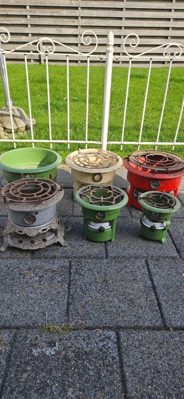 Antieke Petroleumstellen - Diverse Modellen en Kleuren, Ophalen of Verzenden